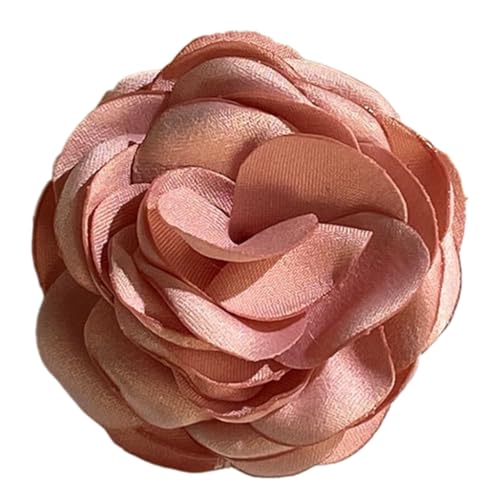PLCPDM Elegante Haarspange, Brosche, Kragennadel, Rose, Haarnadel, vielseitiges Blumen-Accessoire, charmantes Halsband, Damen-Broschen von PLCPDM