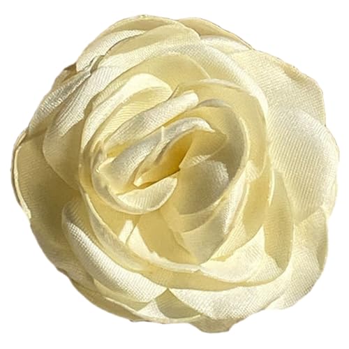 PLCPDM Elegante Haarspange, Brosche, Kragennadel, Rose, Haarnadel, vielseitiges Blumen-Accessoire, charmantes Halsband, Damen-Broschen von PLCPDM