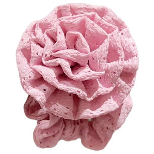 PLCPDM Elegantes Haargummi mit Blume, für Damen, Dutt, elastisch, Kopfbedeckung, Haarformwerkzeug von PLCPDM