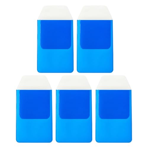 PLCPDM Federmäppchen, 5 Stück, für Arzt, Krankenschwester, wasserdicht, PVC, Stiftehalter, Stifteaufbewahrungstaschen, blau, Taschen-Organizer von PLCPDM