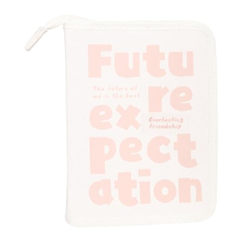 PLCPDM Federmäppchen, Stifteetui, erweiterbarer Stifthalter, Federmäppchen, multifunktional, Schreibwarenbeutel, Federtasche, Kugelschreiber, Federmäppchen, gebrochenes weiß, Taschen-Organizer von PLCPDM