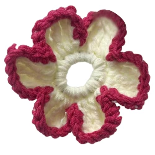 PLCPDM Häkelhaargummis für Damen, Hochsteckfrisur, elastische Haarringe, Blume, Haargummi, Pferdeschwanz, Haarhalter PLCPDM Häkelhaargummis für Damen, Hochsteckfrisur, elastische Haarringe, Blume, Haargummi, Pferdeschwanz, Haarhalter von PLCPDM