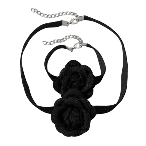 PLCPDM Kinder-Blumen-Halsketten-Armband-Set, verstellbares Armband, Halsketten-Kollektion, stilvolles Blumen-Schmuck-Set für Kinder, Siehe Abbildung von PLCPDM