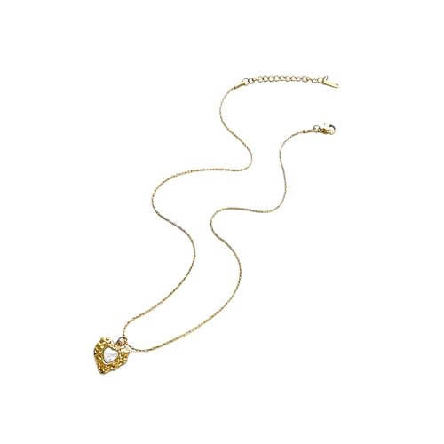 PLCPDM Layering Love Heart/Bowknot Kette Halskette Verstellbare Nackenkette Edelstahl Eleganter Schmuck Für Frauen Geschenk Stapelbare Schichtung von PLCPDM