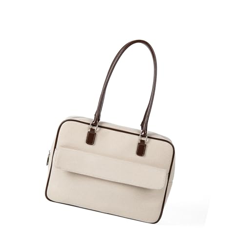 PLCPDM Moderne Damen Umhängetasche mit großem Fassungsvermögen Unterarm-Geldbörse Handtasche zur Aufwertung jedes Outfit Funktionelle Umhängetasche, Schlamm-Farbe., One Size von PLCPDM