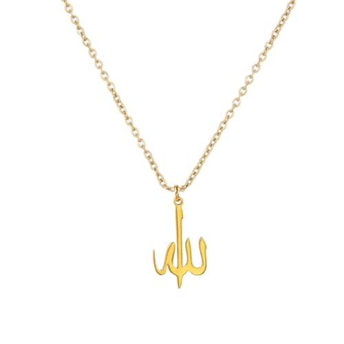 PLCPDM Modische Halskette mit arabischem Namen, personalisierbar, arabisches Symbol, Halsband, stilvolles Accessoire für den täglichen Gebrauch, 5285, Wie abgebildet von PLCPDM