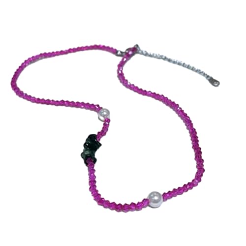 PLCPDM Modische Perlen-Halskette, Perlen, Armband, Kette, Halskette, vielseitiges Schmuck-Material, perfekt für Frauen und Mädchen, Siehe Abbildung von PLCPDM