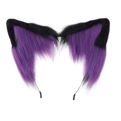 PLCPDM Niedlicher Cartoon-Kätzchen-Ohr-Haarreif für Damen, Halloween, Make-up-Stirnband für Karneval, Cosplay, Haarschmuck von PLCPDM