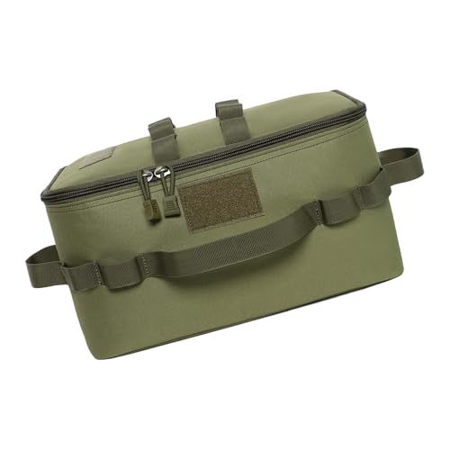 PLCPDM Outdoor-Camping-Kochgeschirr-Tasche, Grills, Aufbewahrungstasche, Picknicks, Geschirr, Organizer, Herdtöpfe, tragbare Tragetasche, a von PLCPDM