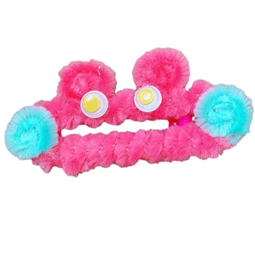 PLCPDM Plüsch-Haarnadeln in Froschform, Cartoon-Haarspange, Fotografie-Haarspange für Damen, Pferdeschwanz-Haarspange von PLCPDM