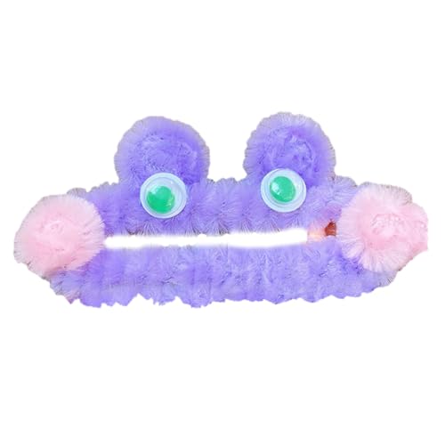 PLCPDM Plüsch-Haarnadeln in Froschform, Cartoon-Haarspange, Fotografie-Haarspange für Damen, Pferdeschwanz-Haarspange von PLCPDM