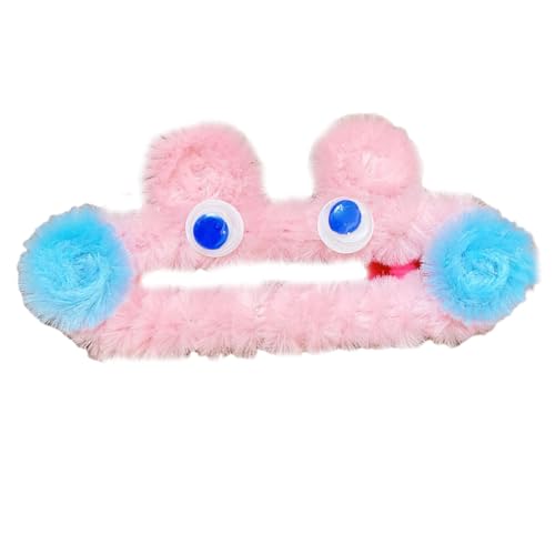 PLCPDM Plüsch-Haarnadeln in Froschform, Cartoon-Haarspange, Fotografie-Haarspange für Damen, Pferdeschwanz-Haarspange von PLCPDM