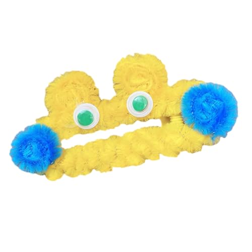 PLCPDM Plüsch-Haarnadeln in Froschform, Cartoon-Haarspange, Fotografie-Haarspange für Damen, Pferdeschwanz-Haarspange von PLCPDM