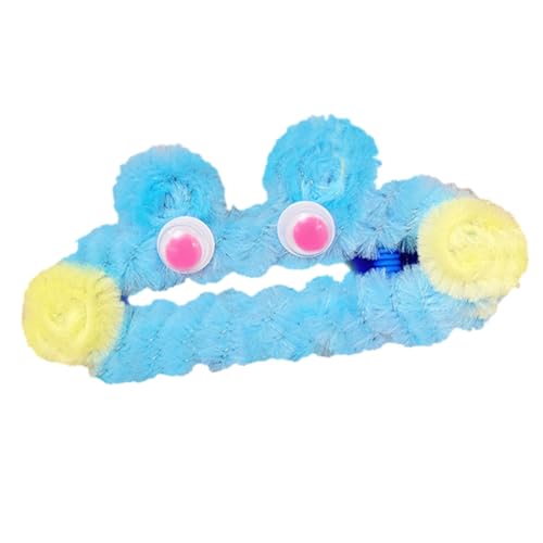 PLCPDM Plüsch-Haarnadeln in Froschform, Cartoon-Haarspange, Fotografie-Haarspange für Damen, Pferdeschwanz-Haarspange von PLCPDM