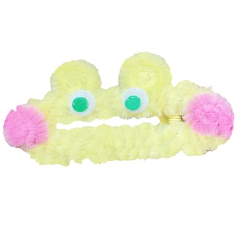 PLCPDM Plüsch-Haarnadeln in Froschform, Cartoon-Haarspange, Fotografie-Haarspange für Damen, Pferdeschwanz-Haarspange von PLCPDM