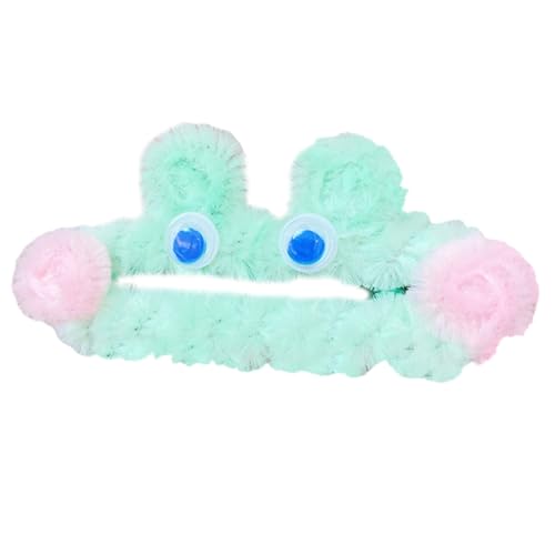 PLCPDM Plüsch-Haarnadeln in Froschform, Cartoon-Haarspange, Fotografie-Haarspange für Damen, Pferdeschwanz-Haarspange von PLCPDM