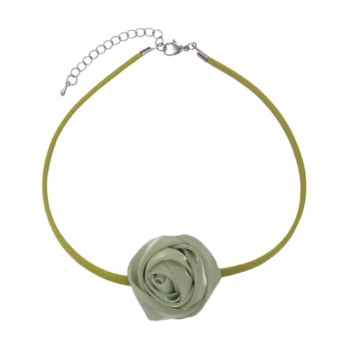 PLCPDM Schicke Rosen-Halskette für Damen, Hochzeit, Braut, sexy, verstellbar, Schlüsselbeinkette, Hochzeitsschmuck, Party-Schmuck, Wie abgebildet von PLCPDM