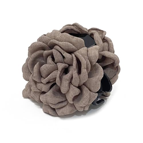 PLCPDM Schöne Rosen-Haarspange für Mädchen und Frauen, Haarspangen zum Fotografieren, Rosenform, hoher Pferdeschwanz-Haarnadeln PLCPDM Schöne Rosen-Haarspange für Mädchen und Frauen, Haarspangen zum Fotografieren, Rosenform, hoher Pferdeschwanz-Haarnadeln von PLCPDM