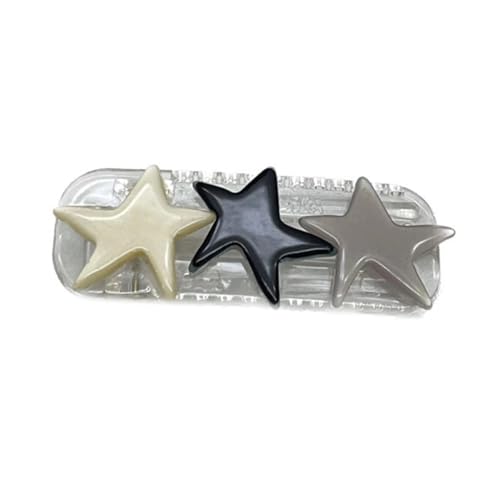 PLCPDM Stern-Haarnadel Stern Pin Seitenclip Stern Haarspange für Mädchen Entenschnabel Clip Stern Haarschmuck Kinder Stern Haarspangen von PLCPDM