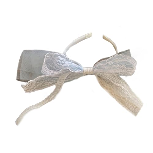 PLCPDM Stirnband mit Schleife, Haarband, Party-Kopfbedeckung, schöne Kopfbedeckung, Spitzen-Kopfschmuck, Haarschmuck für Mädchen und Frauen PLCPDM Stirnband mit Schleife, Haarband, Party-Kopfbedeckung, schöne Kopfbedeckung, Spitzen-Kopfschmuck, Haarschmuck für Mädchen und Frauen von PLCPDM