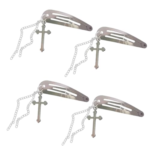 PLCPDM Süße Herz-Schmetterlinge, Seitenclip, handgefertigt, Pony-Clip, Haarnadel, Haarschmuck, elegante Haarspange für Damen von PLCPDM