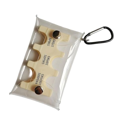 PLCPDM Transparente Schlüsselbund Münzhalter Organisatoren Sorter Brieftasche Japanische Yen Geldbörse Geldbeutelkarte Ärmel von PLCPDM