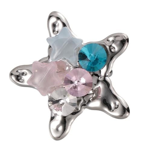 PLCPDM Zarte glitzernde Stern-Haarspange mit Clip, süße Mädchen-Haar-Dame, schimmernder Stern von PLCPDM