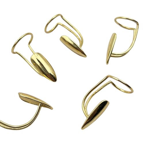 Packung 5 Nägel Ringe Übertriebene Persönlichkeit Maniküre Fingerlegierung Textur Für Halloween Cosplay Und Partys Verstellbare Mode Set von PLCPDM