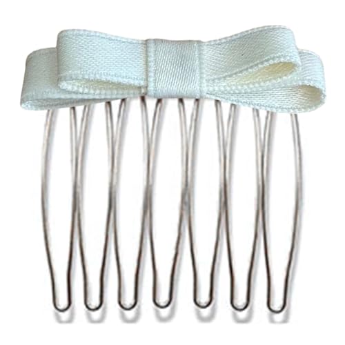 Ribbon Eleganter 2000er Jahre Seitenclip Haarspange süße Mädchen Kamm Schleife Balletcore Haarkamm für Hundeschleifen von PLCPDM