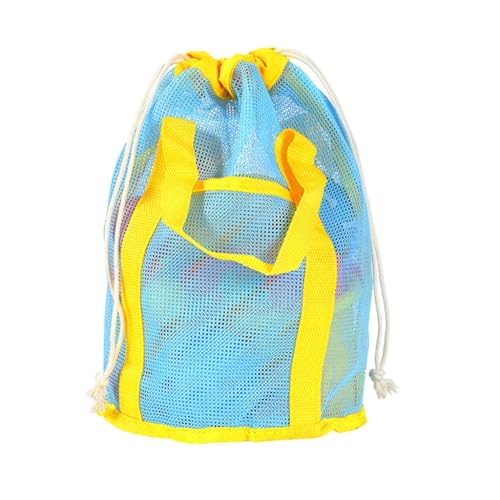 Strandspielzeug Tasche Kind Mesh Strandtasche Kinder Sandspielzeug Aufbewahrungstasche Große Kapazität Strand Handtasche für Kinder Frauen und Mädchen von PLCPDM