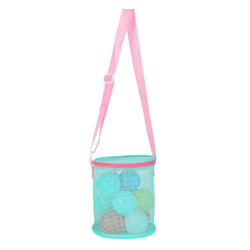 Strandspielzeug Tasche Strand Schultertasche Mesh Strandtasche Kinder Sandspielzeug Tasche Eimer Tasche Muscheln Aufbewahrungstasche Strand Netz Tasche von PLCPDM