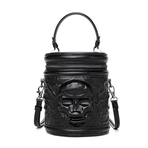 Umhängetasche für Damen, Crossbody-Tasche mit abnehmbaren Trägern, Leder-Clutches, Toted Handtaschen, Geldbörsen mit Reißverschluss, Schultertasche, Reißverschluss, Fbg412bk, One Size von PLCPDM