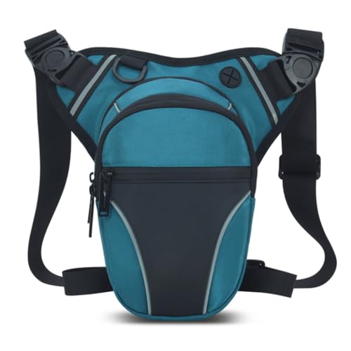 Wasserdichte Beintasche für Herren und Damen, Motorrad, Oberschenkeltasche, Bauchtasche, Hüfttasche für Outdoor, Wandern, Radfahren, Angeln, grün von PLCPDM