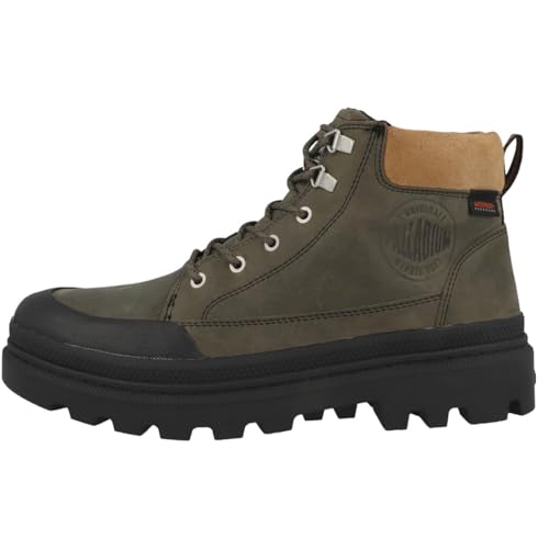 Palladium Herren Schnürboots Pallatroopercuff WP+ Dunkelgruen 42,5 von PLDM by Palladium