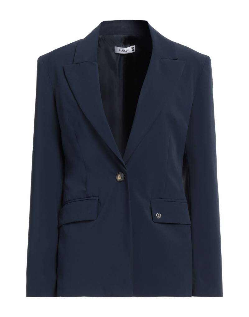 PLEASE Blazer Damen Marineblau PLEASE Blazer Damen Marineblau von PLEASE