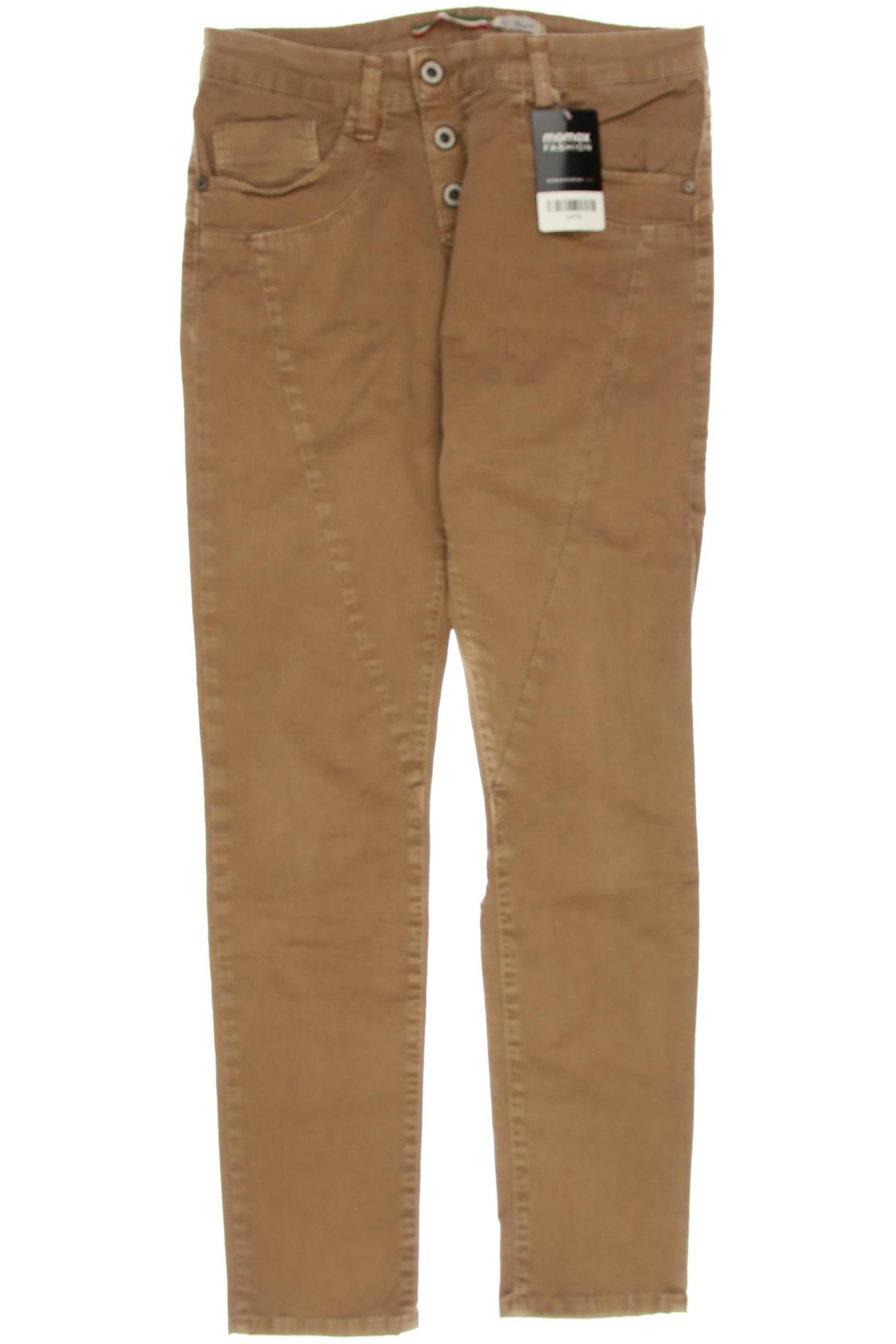 PLEASE Damen Jeans, beige von PLEASE