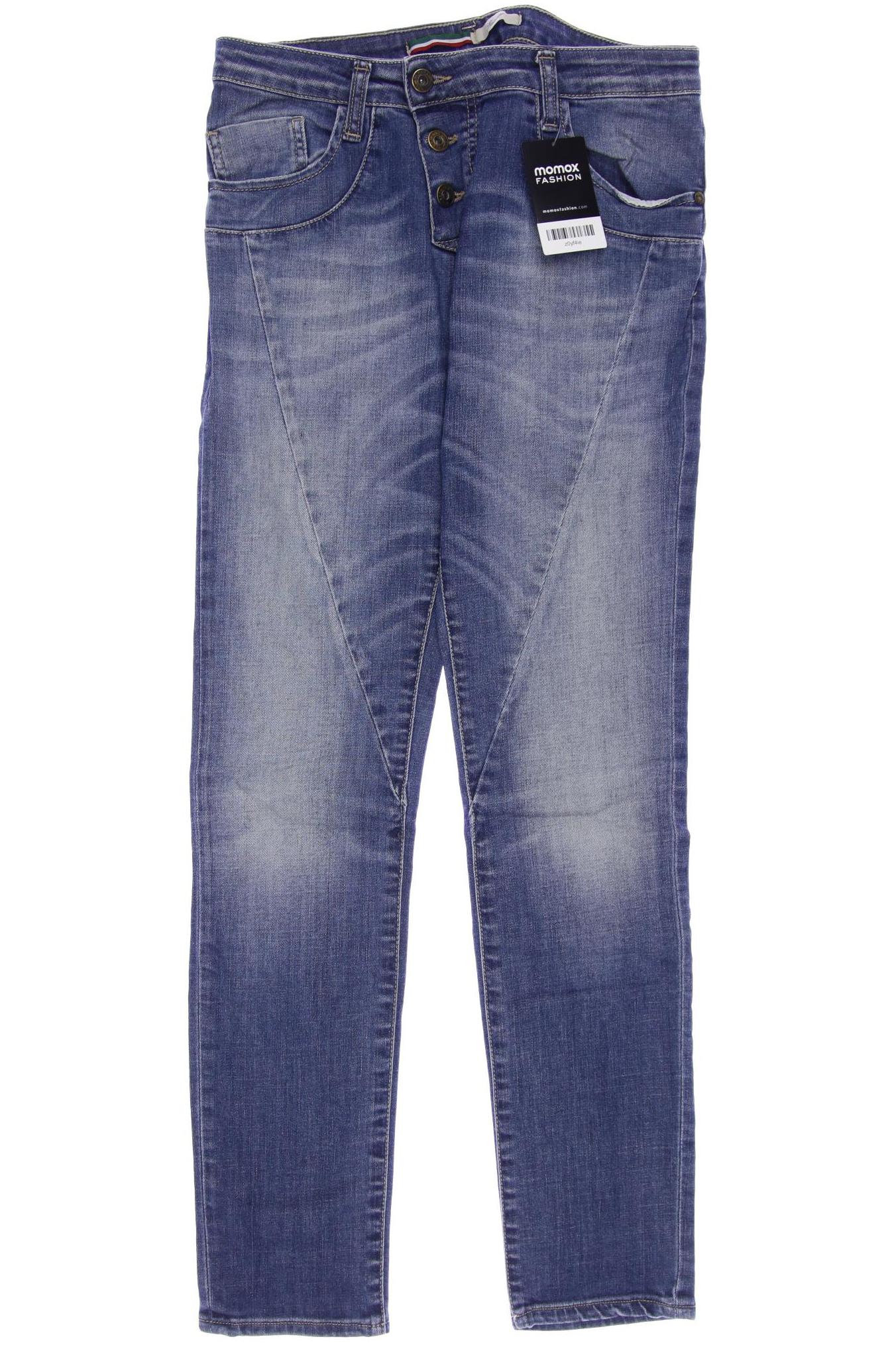 PLEASE Damen Jeans, blau von PLEASE