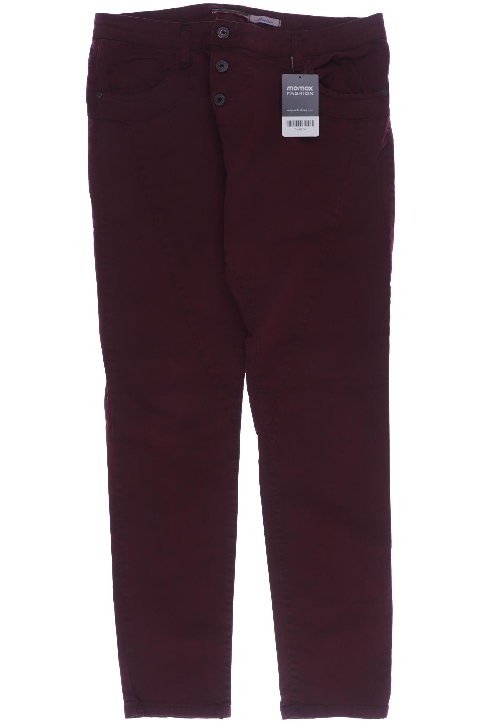 PLEASE Damen Jeans, bordeaux von PLEASE