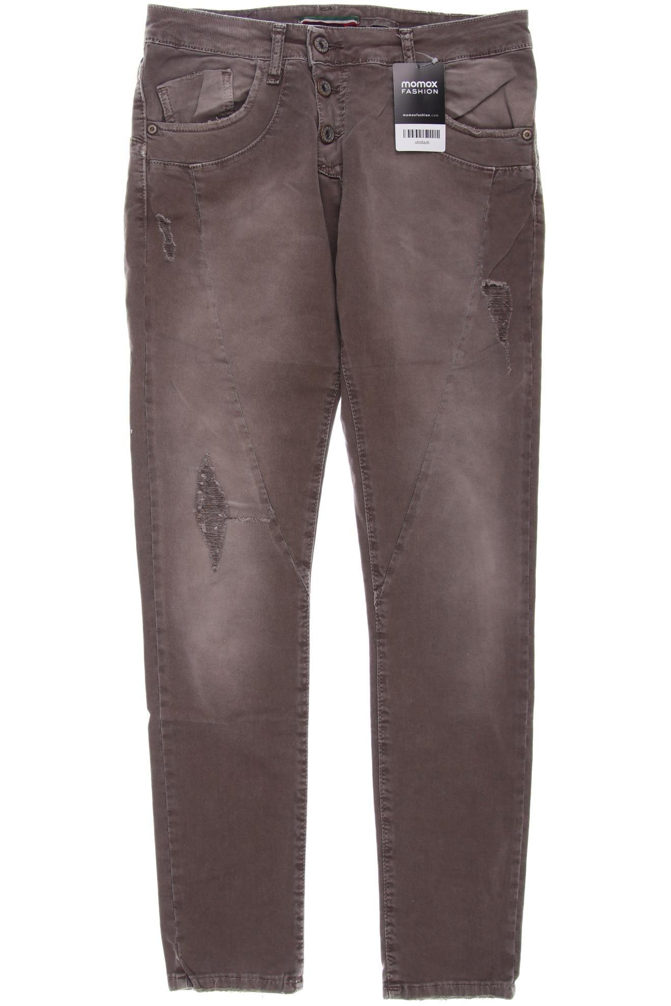 PLEASE Damen Jeans, braun von PLEASE