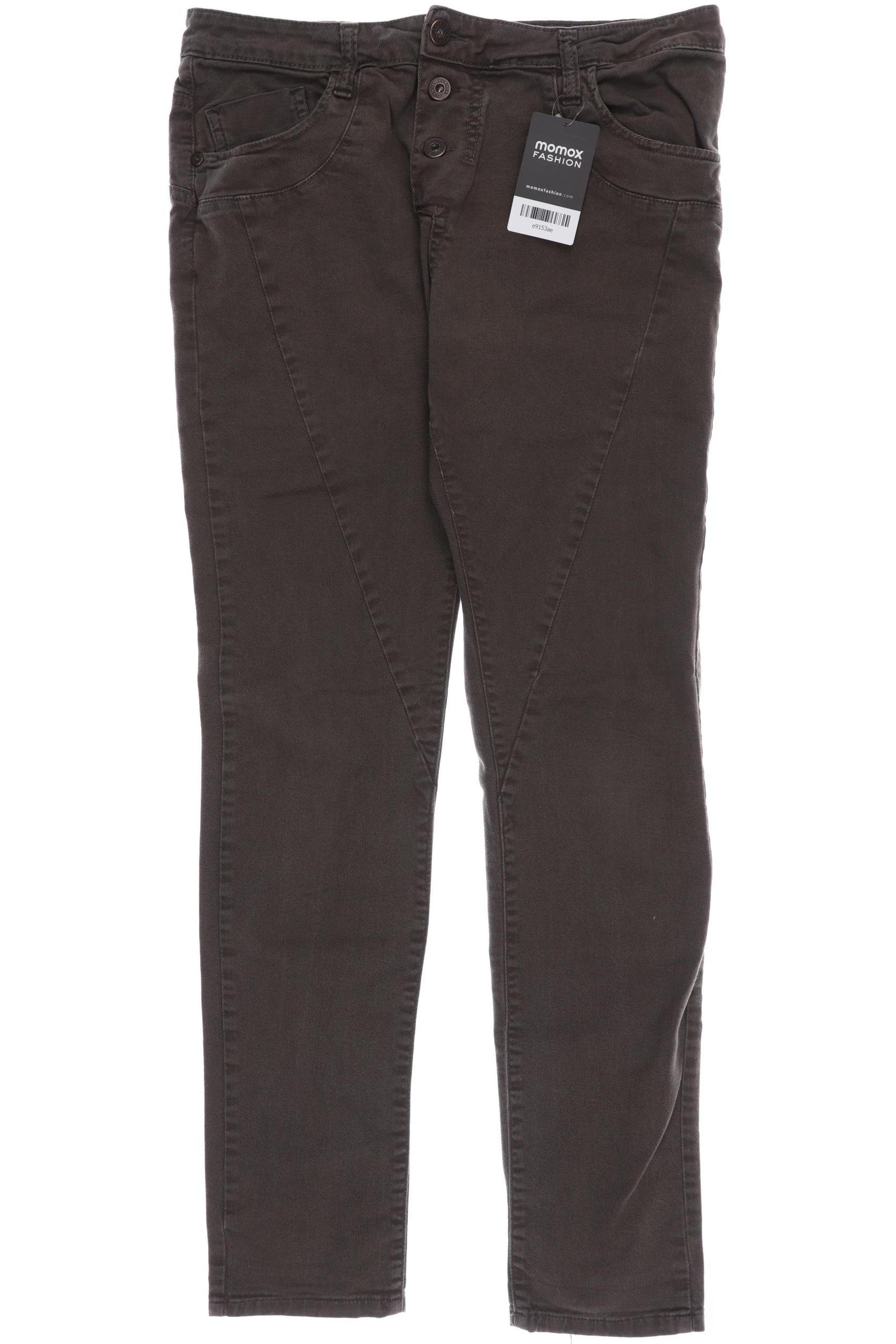 PLEASE Damen Jeans, braun von PLEASE