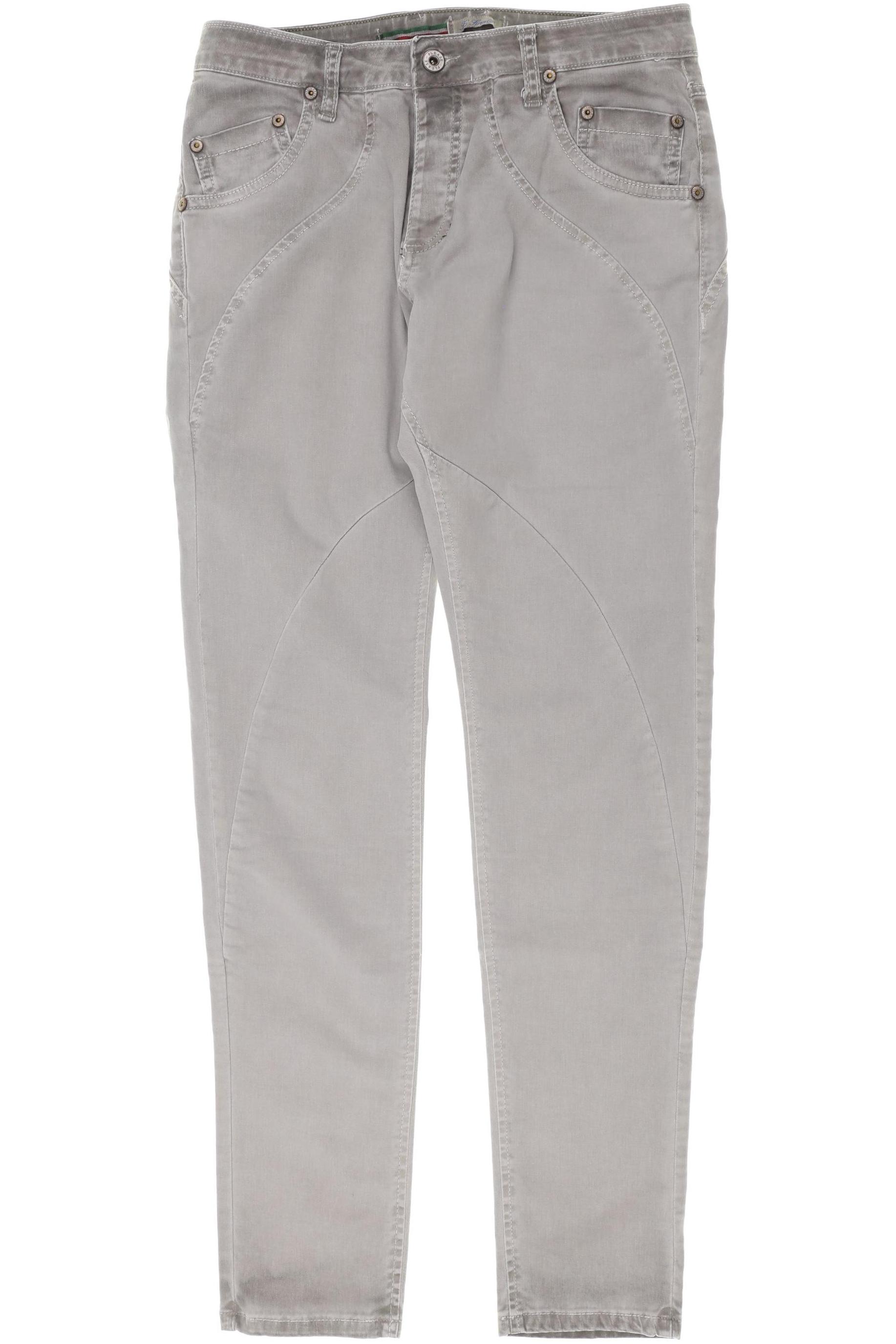 PLEASE Damen Jeans, grau von PLEASE