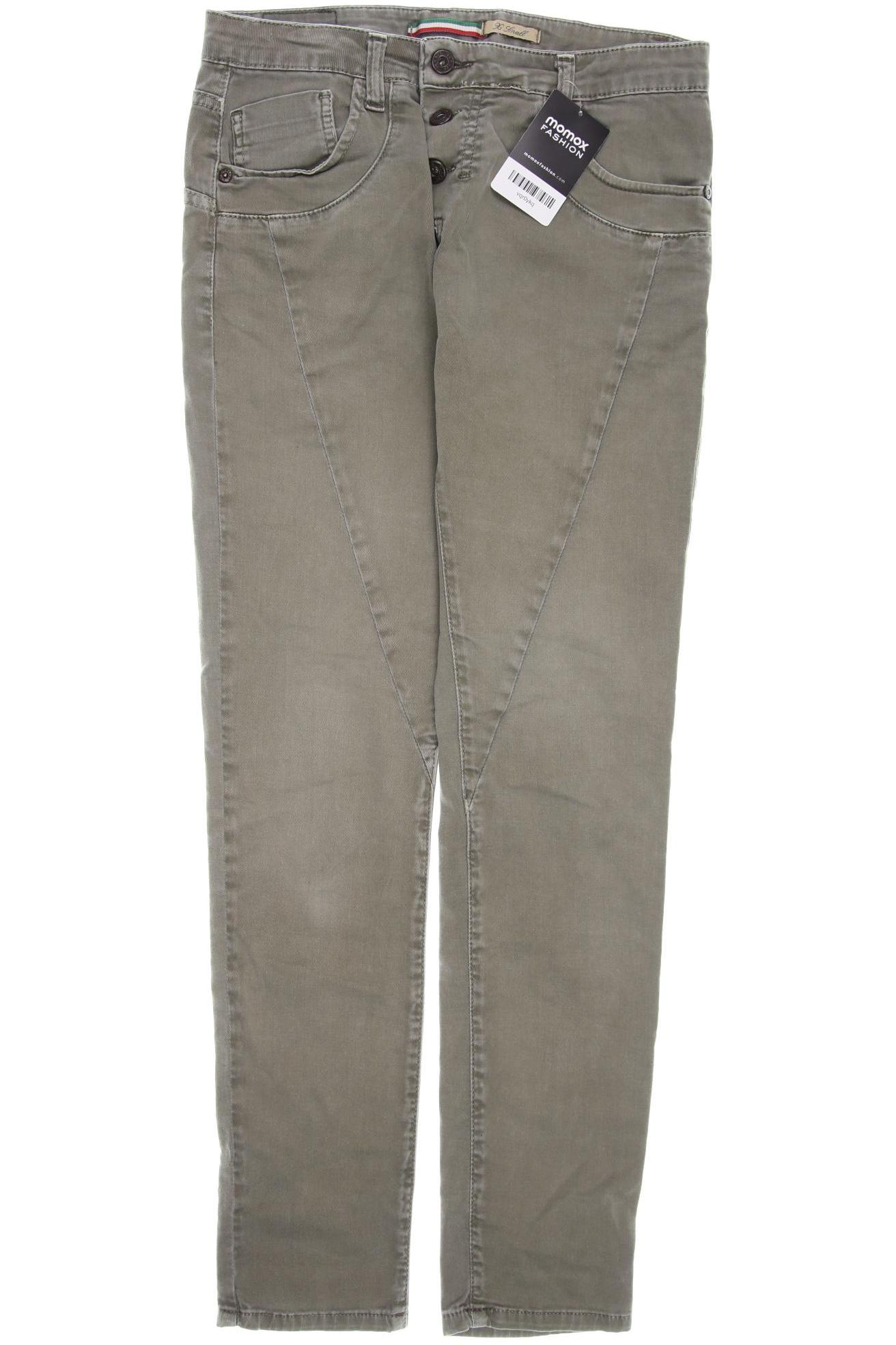 PLEASE Damen Jeans, grün von PLEASE