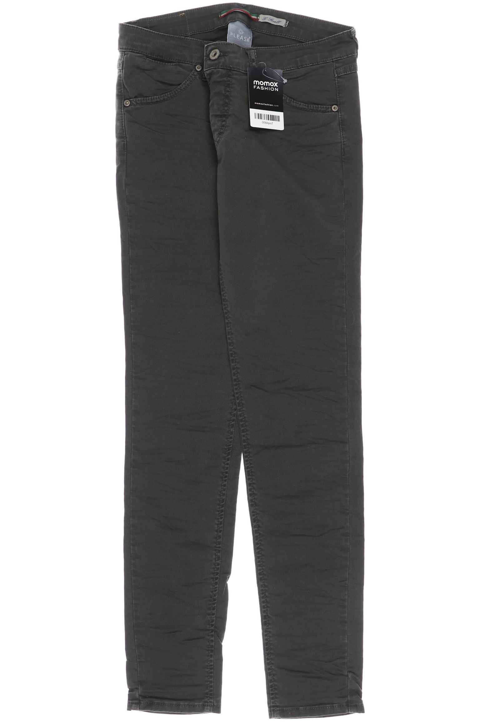 PLEASE Damen Jeans, grün von PLEASE