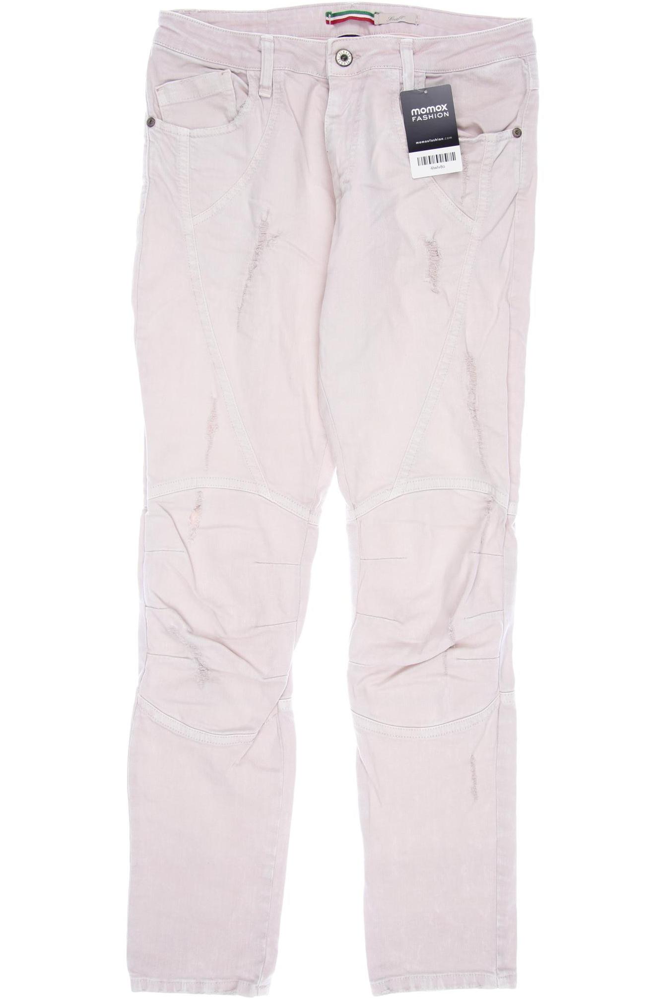 PLEASE Damen Jeans, pink von PLEASE