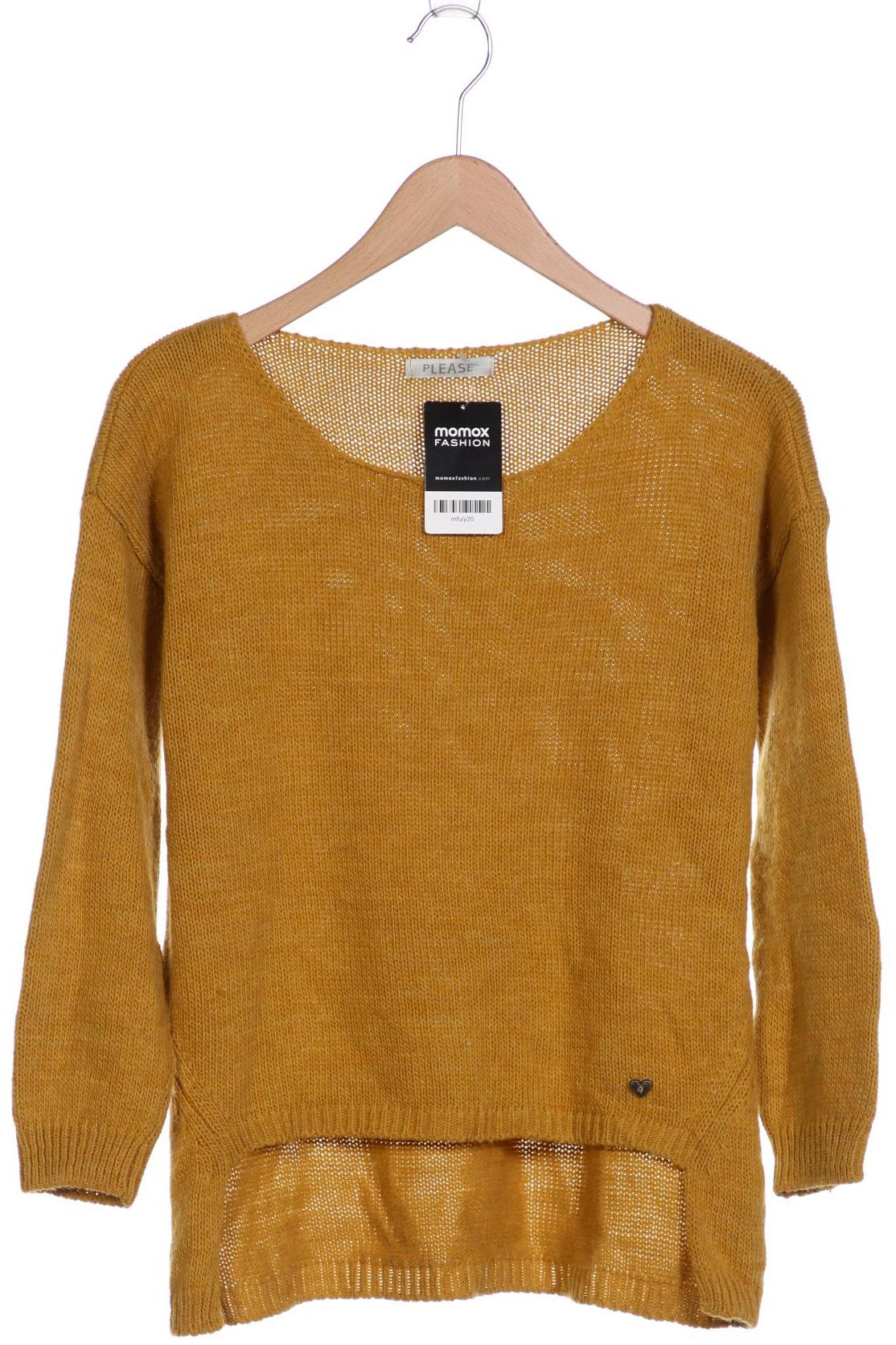 PLEASE Damen Pullover, gelb von PLEASE