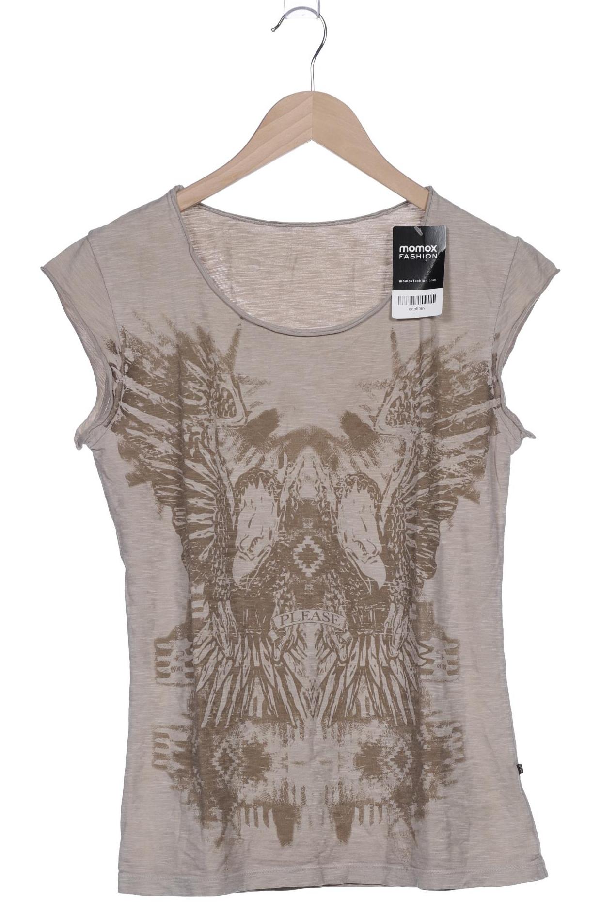 PLEASE Damen T-Shirt, beige von PLEASE