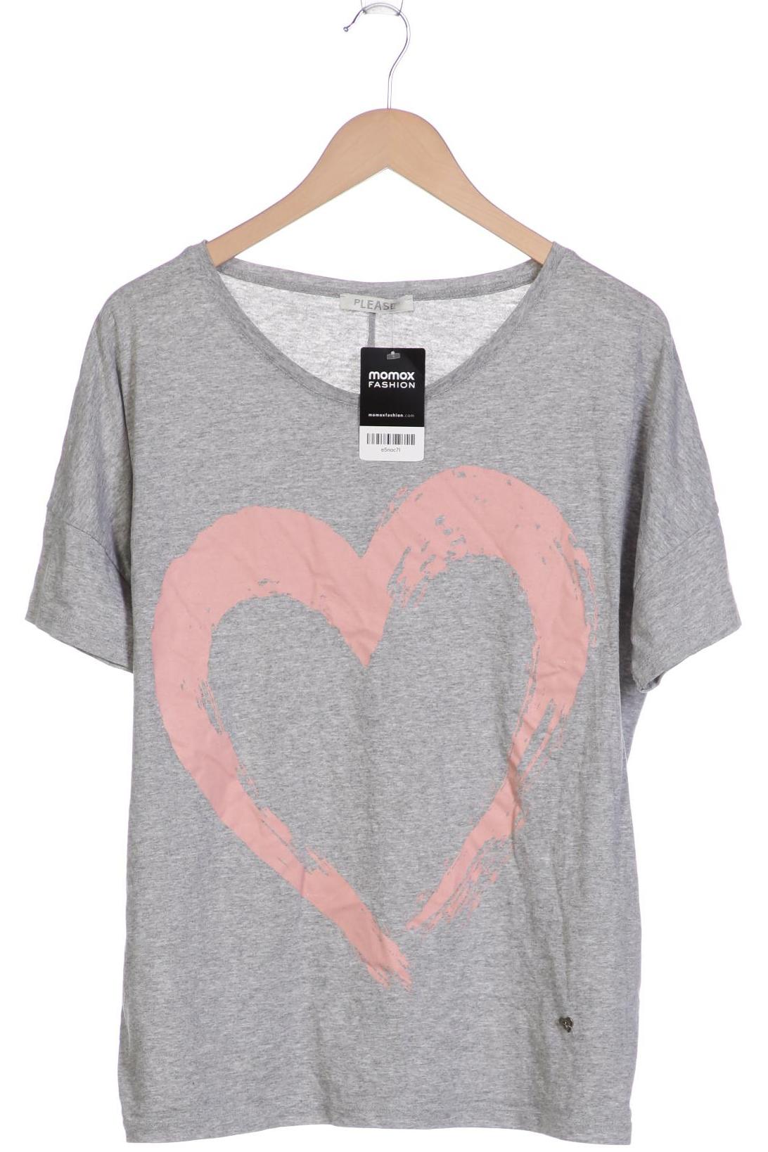 PLEASE Damen T-Shirt, grau von PLEASE