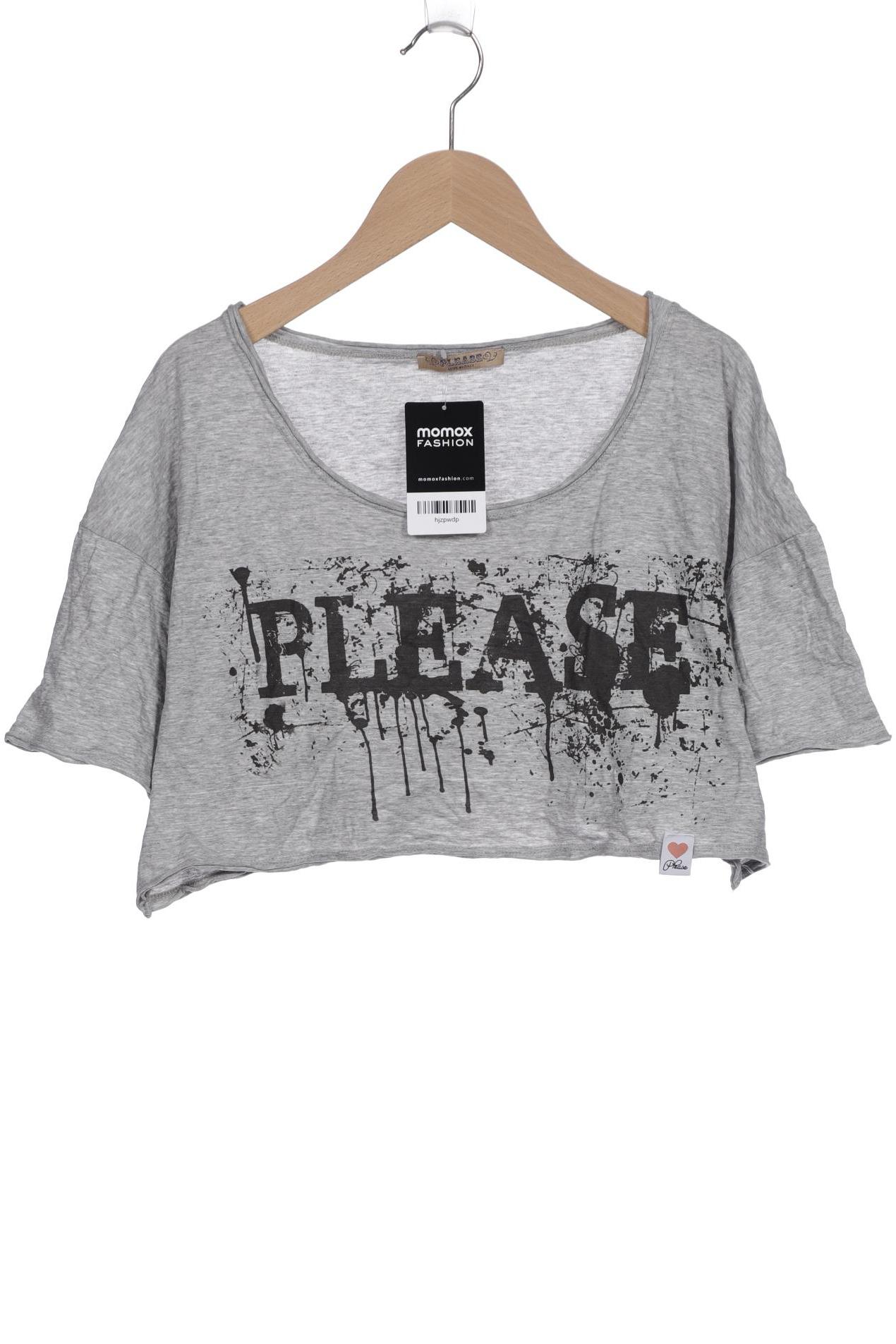 PLEASE Damen T-Shirt, grau von PLEASE