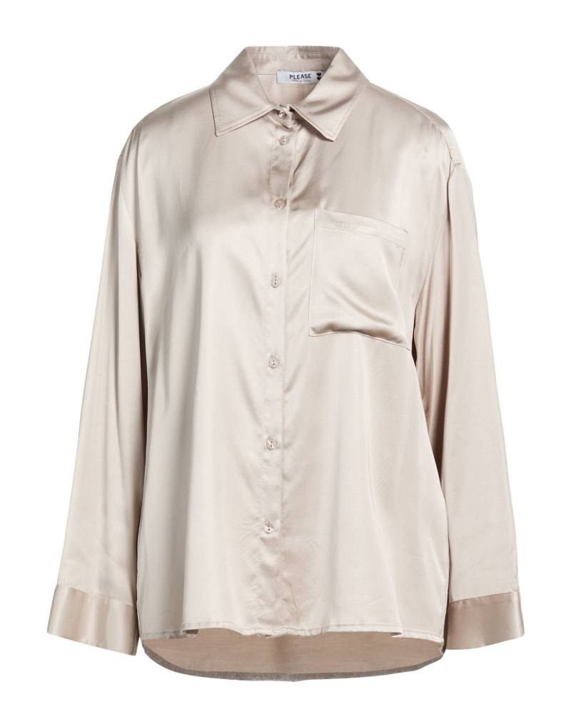 PLEASE Hemd Damen Hellgrau von PLEASE