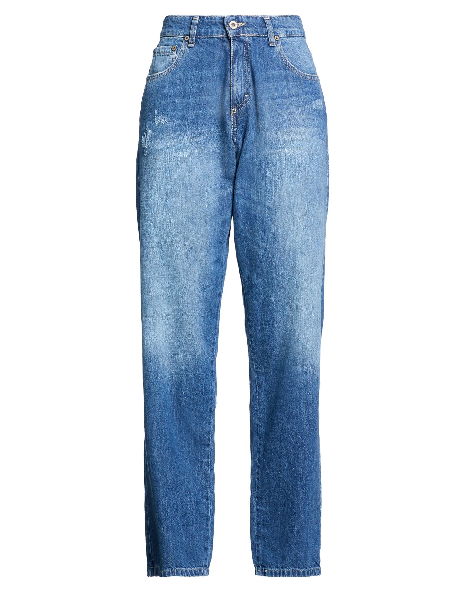 PLEASE Jeanshose Damen Blau von PLEASE